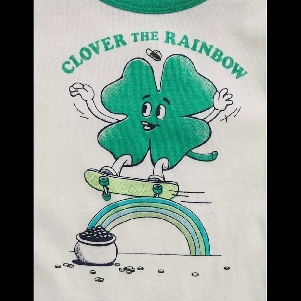 GAP Kids Clover Pajamas Size 4T Boys/Girls